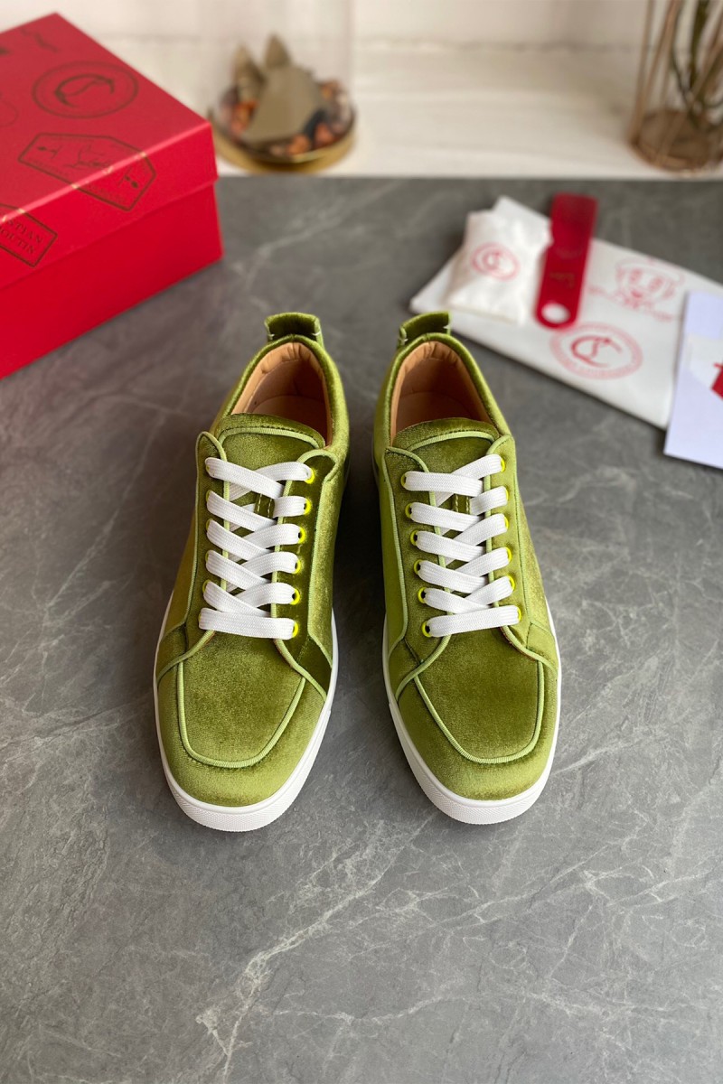 Christian Louboutin, Women's Sneaker, Green