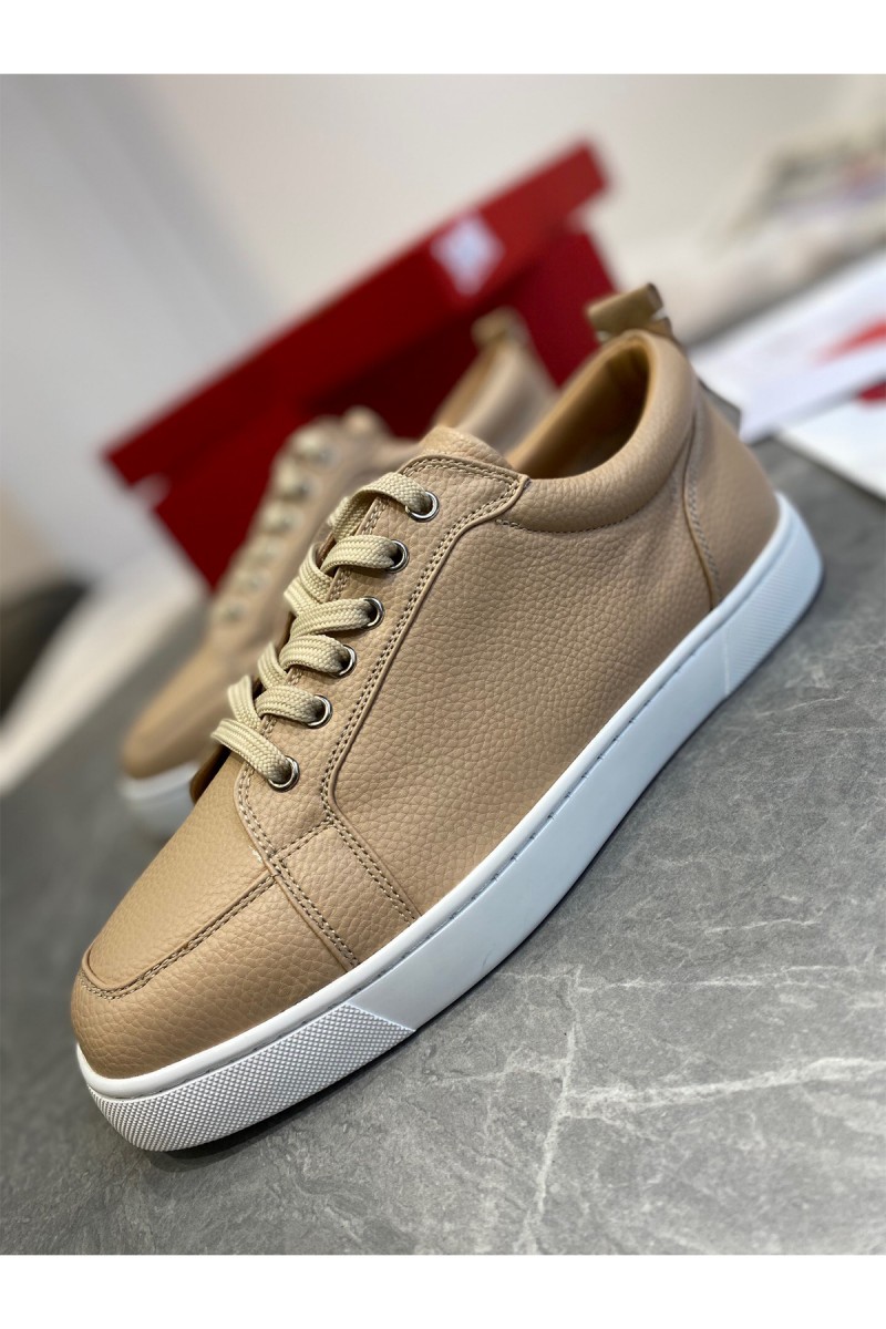 Christian Louboutin, Women's Sneaker, Beige