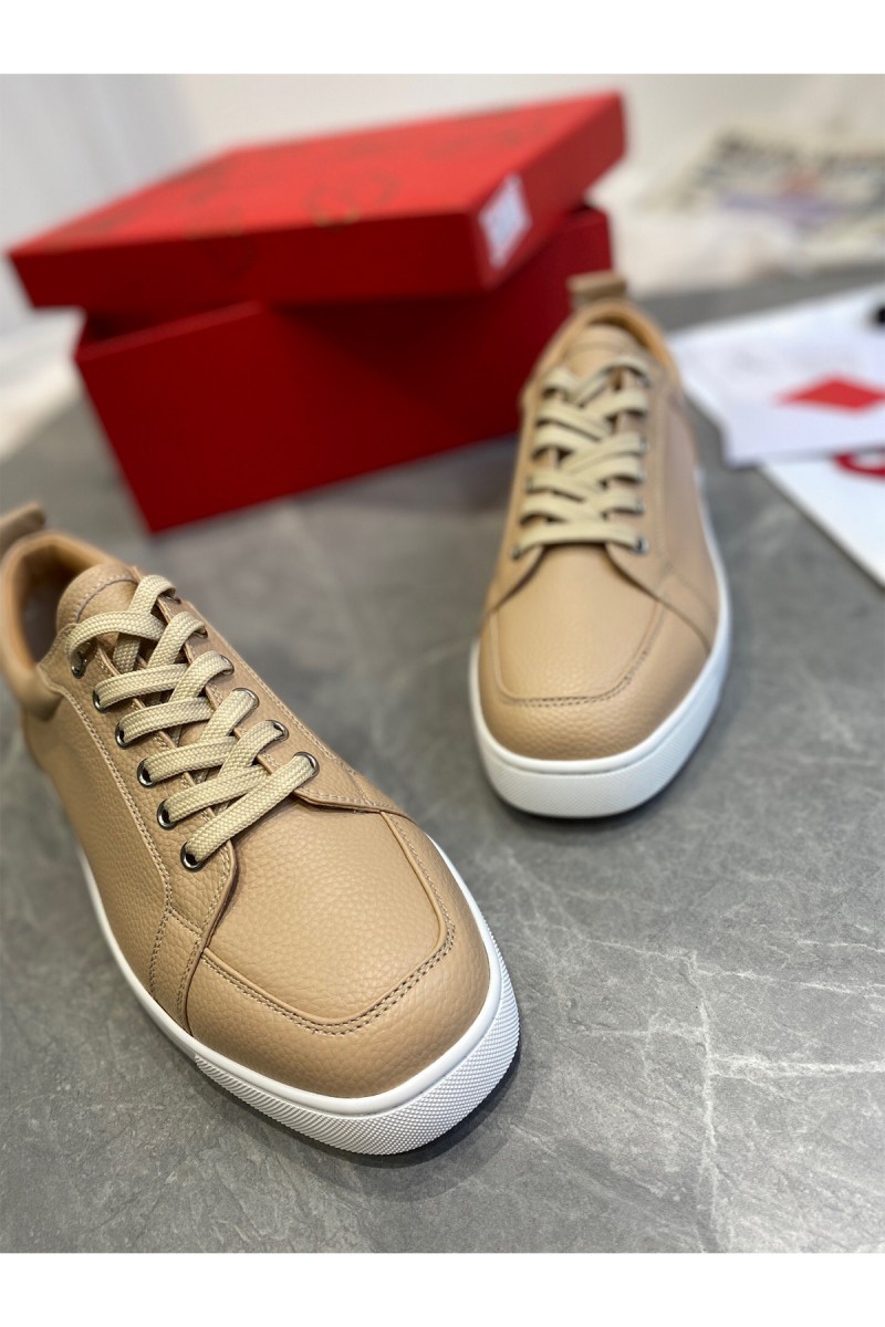 Christian Louboutin, Women's Sneaker, Beige