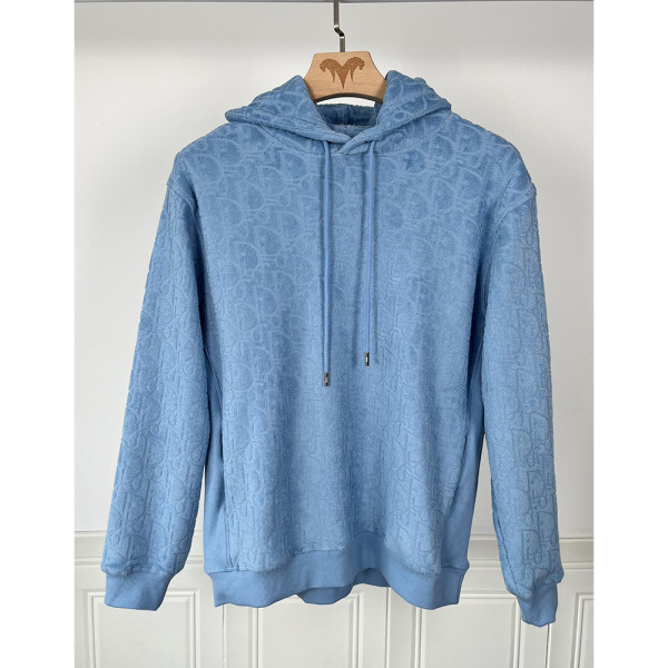 Christian Dior, Women's Hoodie, Blue