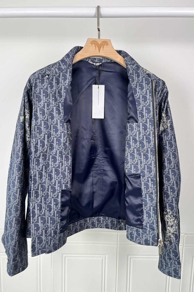Christian Dior, Men,'s Denim Jacket, Blue