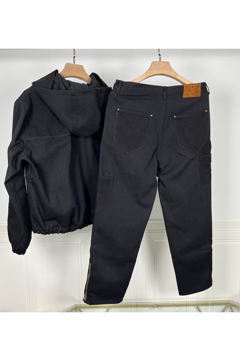 Louis Vuitton, Men's Pant Suit, Black