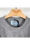 Prada, Women's Pullover, Grey