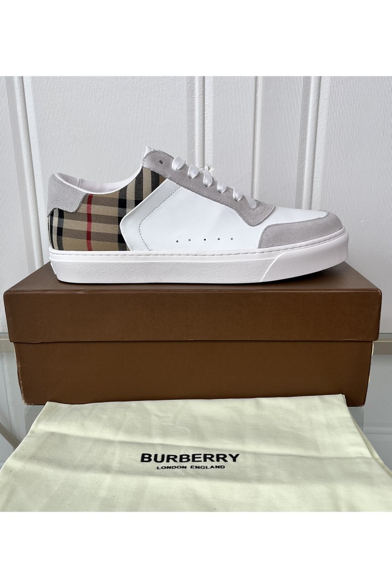 Burberry, Men's Sneaker, White