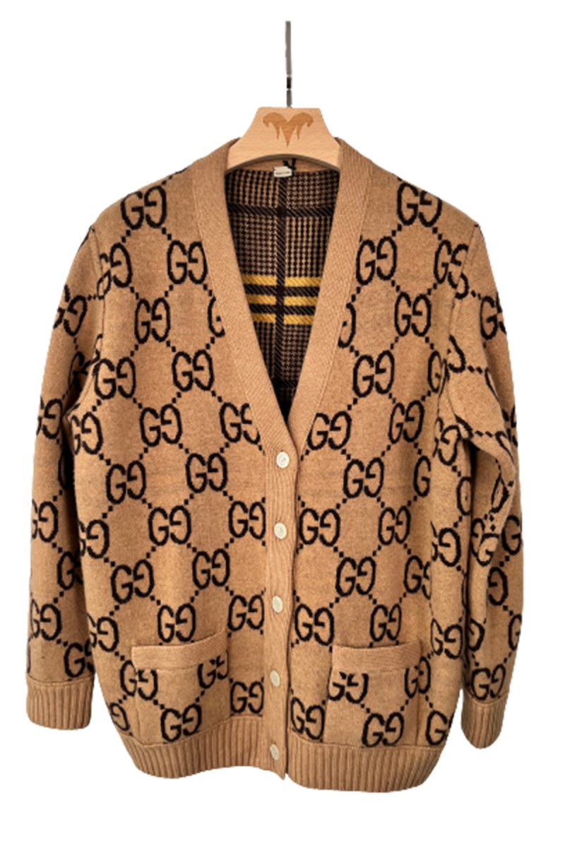 Gucci, Men's Pullover, Brown