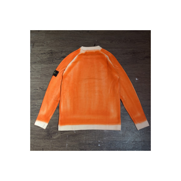 Stone Island, Men's Pullover, Orange
