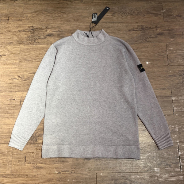 Stone Island, Men's Pullover, Grey