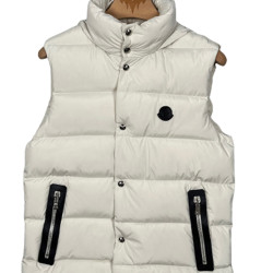 Moncler, Men's Vest, White