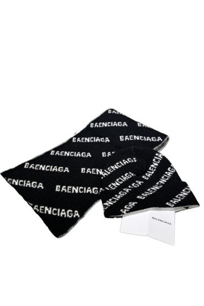 Balenciaga, Women's Scarve Set, Black