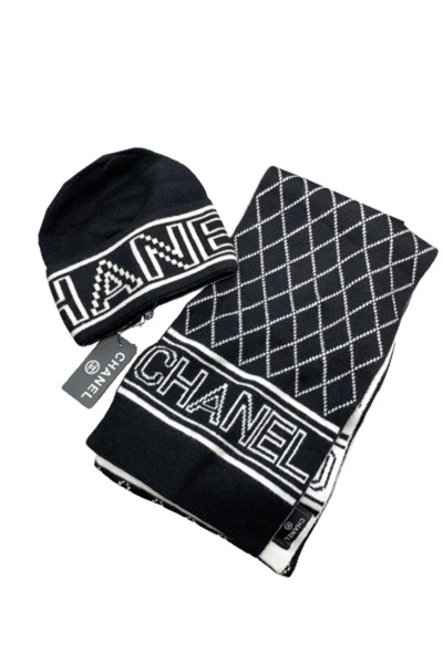 Chanel, Women's Scarve Set, Black