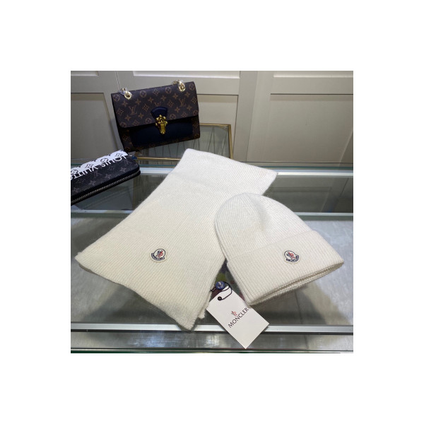 Moncler, Unisex Scarves Set, White