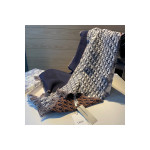 Christian Dior, Women's Scarf, Brown