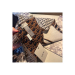 Christian Dior, Women's Scarf, Brown