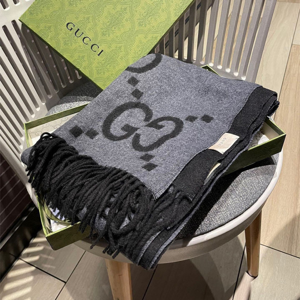 Gucci, Women's Scarf, Grey