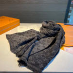 Louis Vuitton, Women's Scarf, Black