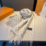 Louis Vuitton, Women's Scarf, White