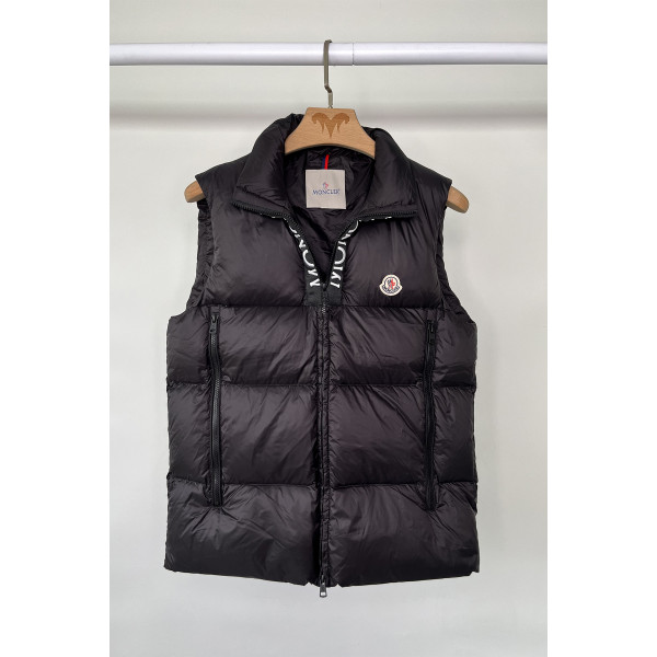 Moncler, Men's Vest, Black