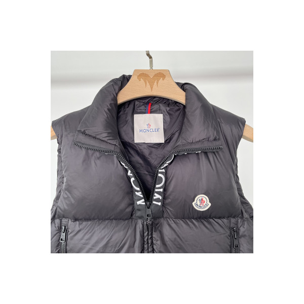 Moncler, Men's Vest, Black