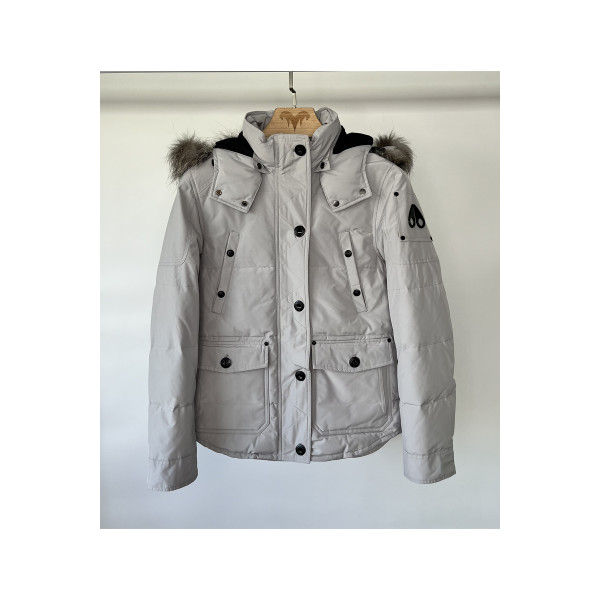 Moose Knuckles, Round Island, Men's Jacket, White