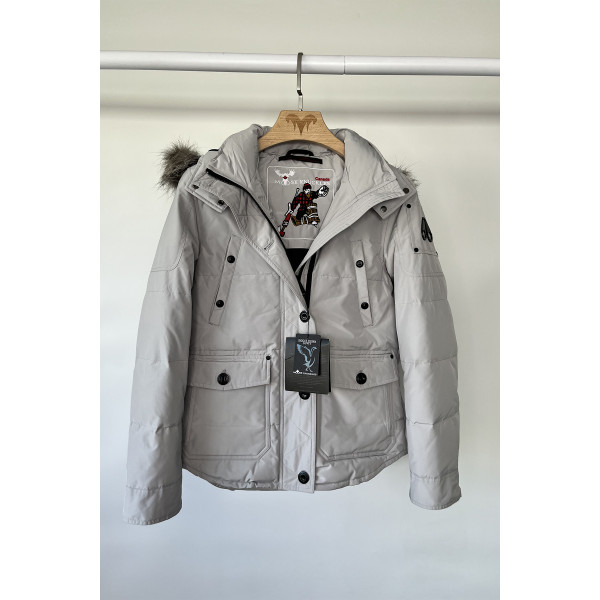 Moose Knuckles, Round Island, Men's Jacket, White
