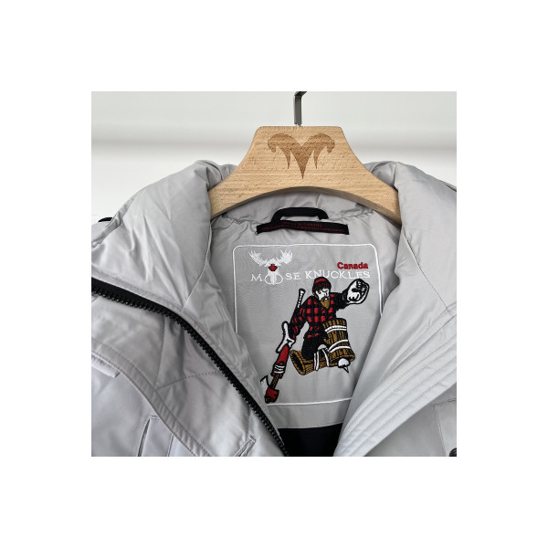Moose Knuckles, Round Island, Men's Jacket, White