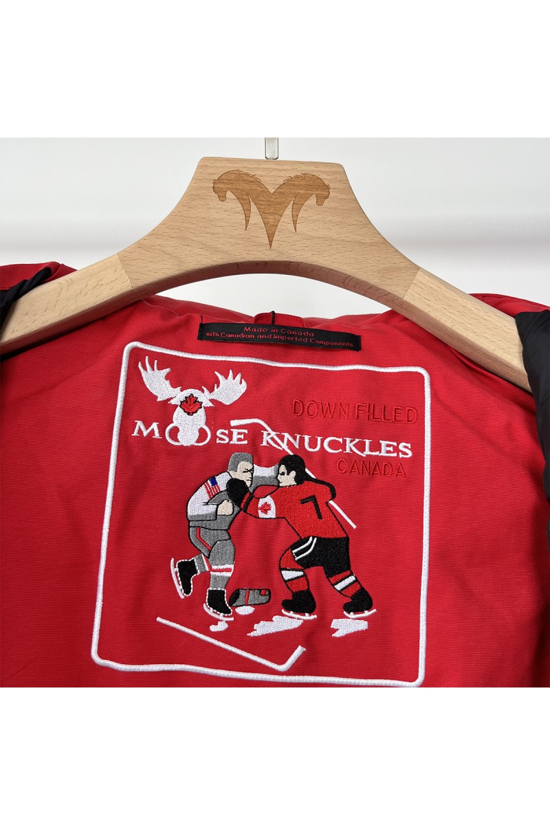 Moose Knuckles, 3Q, Men's Puffer Jacket, Red