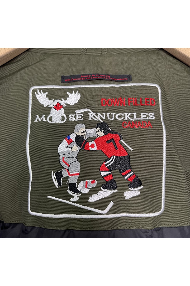 Moose Knuckles, Men's Ballistic Bomber, Khaki