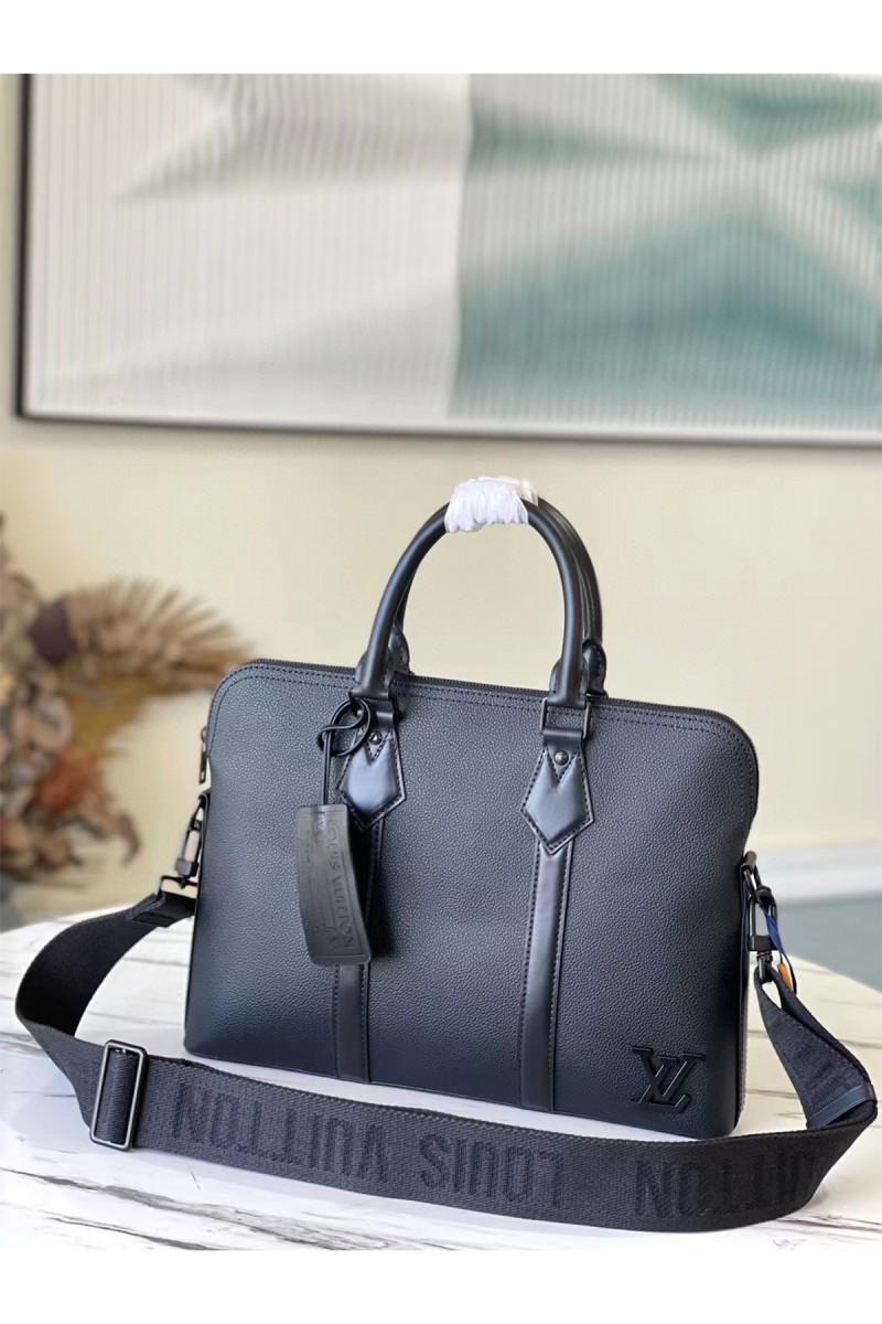 Louis Vuitton, Men's Document Bag, Black