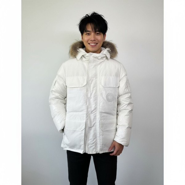 Canada Goose, Expedition, Men's Parka, White