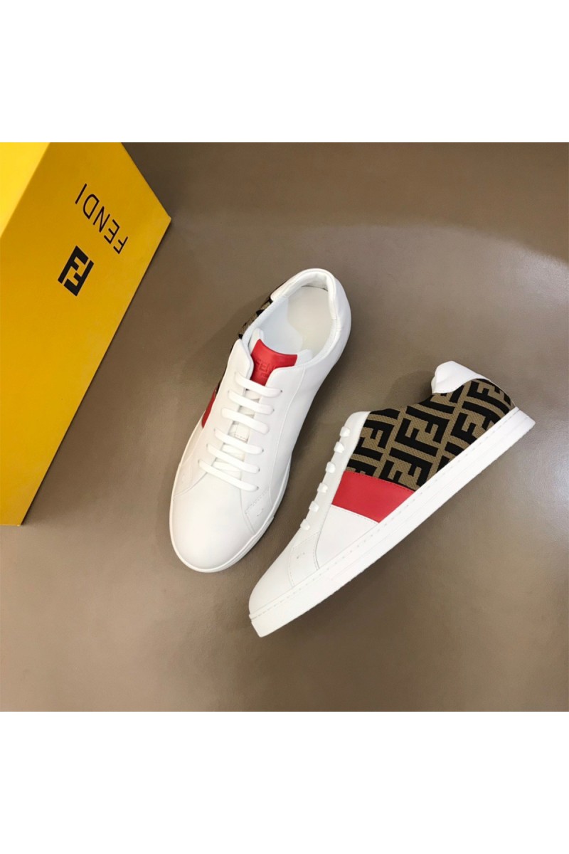 Fendi, Men's Sneaker, White