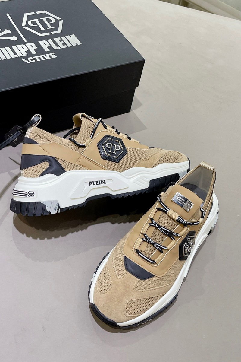 Phlipp Plein, Men's Sneaker, Brown