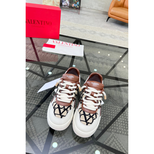 Valentino, Men's Sneaker, Brown