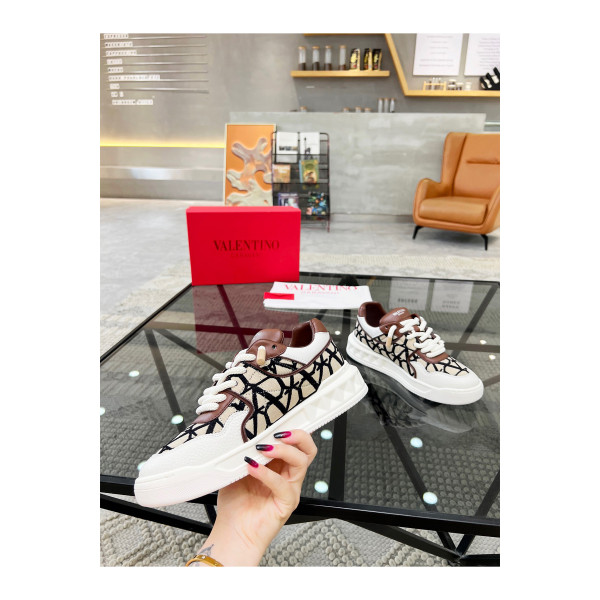 Valentino, Men's Sneaker, Brown
