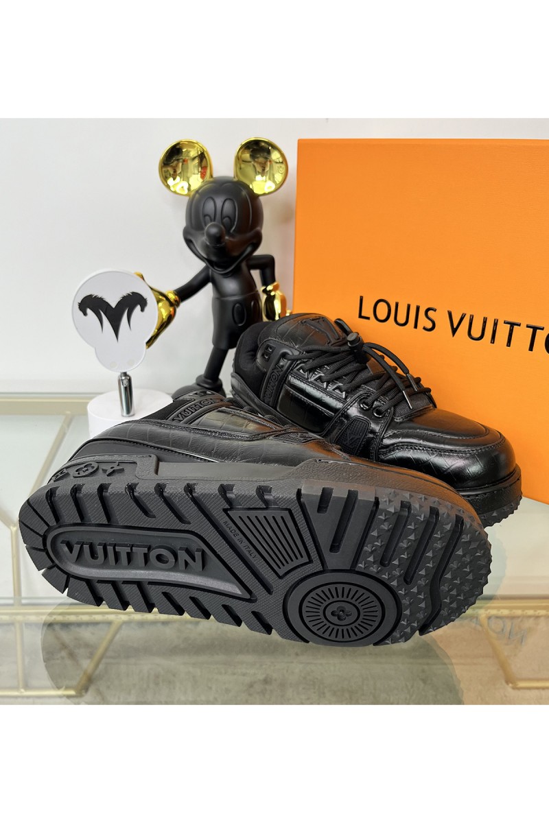 Louis Vuitton, Women's Sneaker, Black