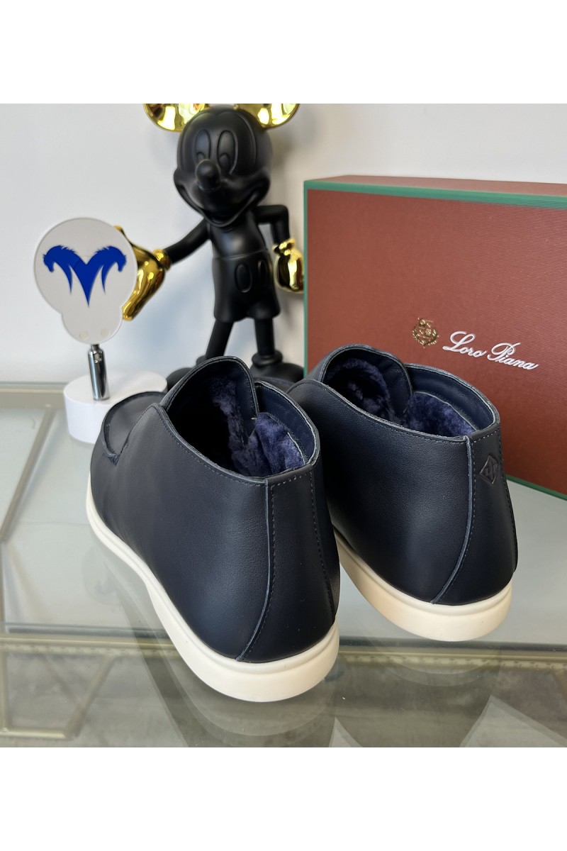 Loro Piana, Men's Sneaker, Navy