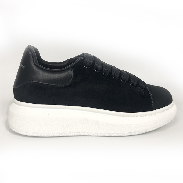 Alexander Mcqueen, Women's Oversized Sneakers, Black, Suede