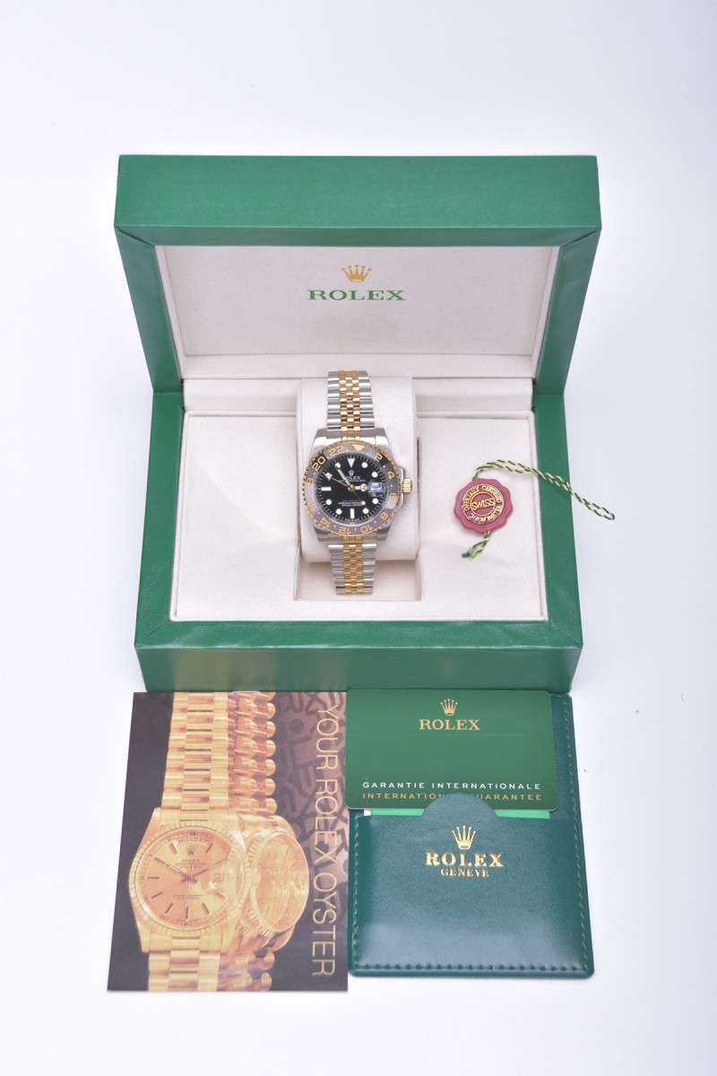 Rolex, Men's Watch, GMT Master II, Silver Gold