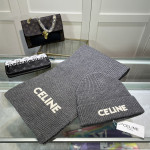 Celine, Women's Beanie Set, Grey