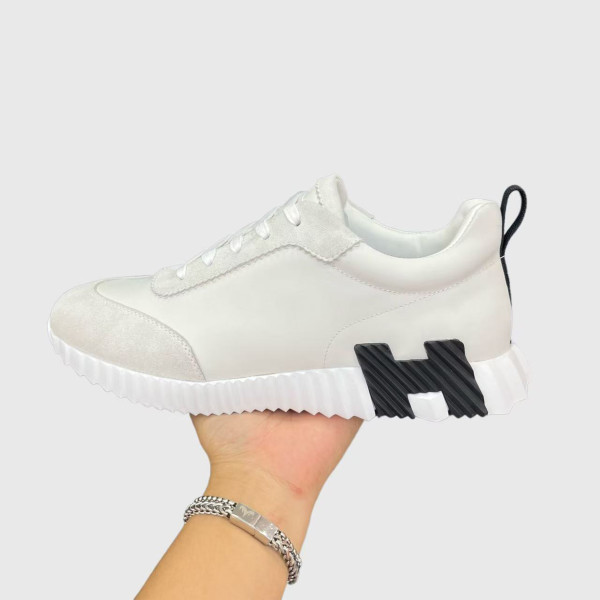 Hermes, Bouncing, Heren Sneakers, Wit