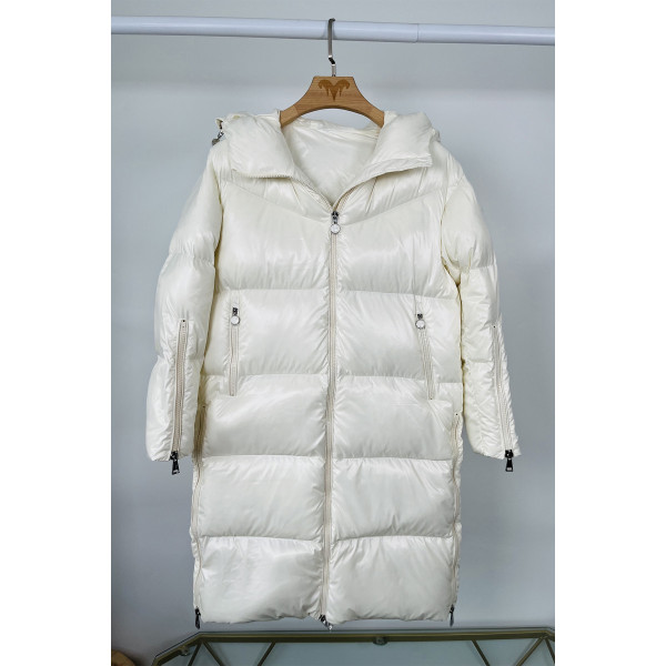 Moncler, Huppelong, Women's Jacket, White