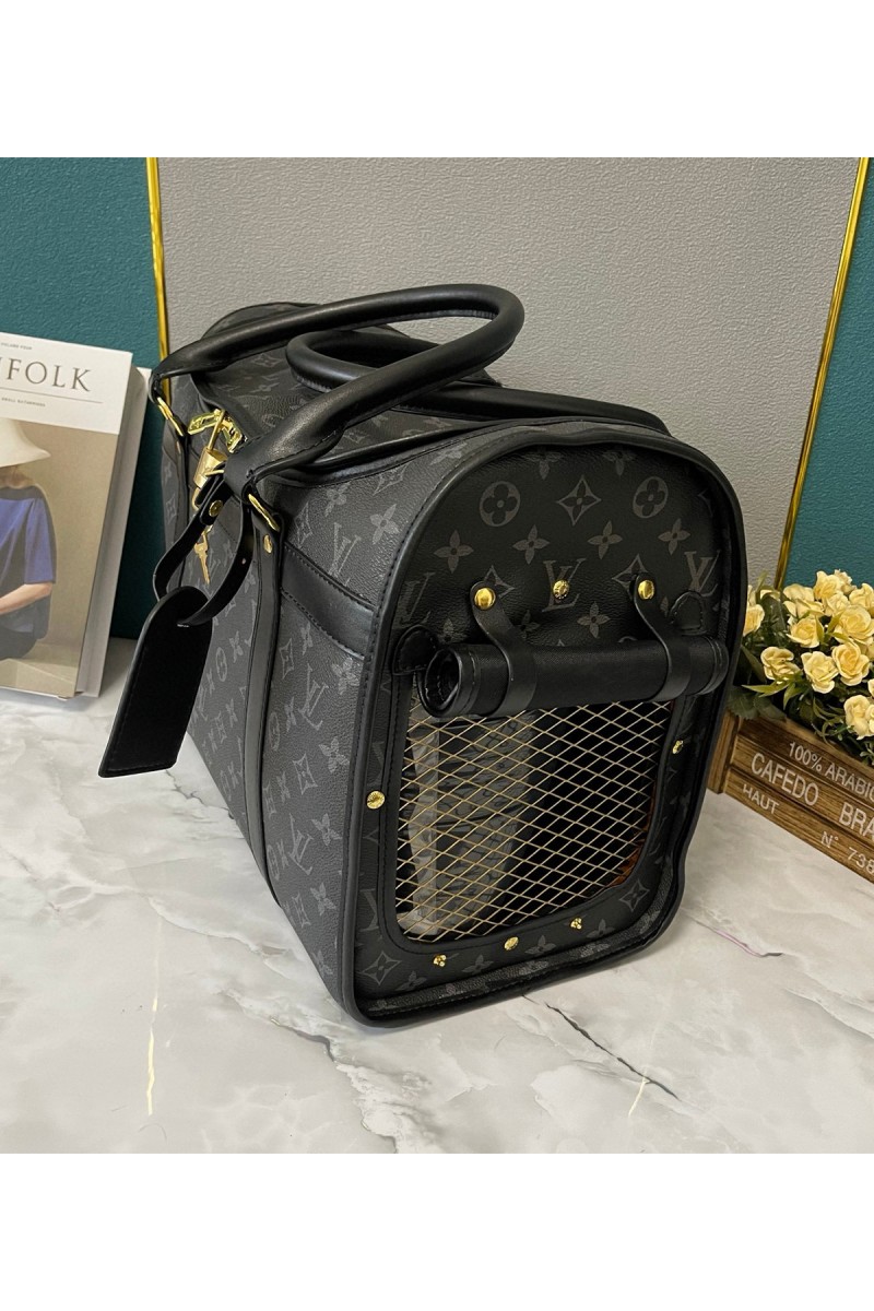 Louis Vuitton, Pet Carrier, Black