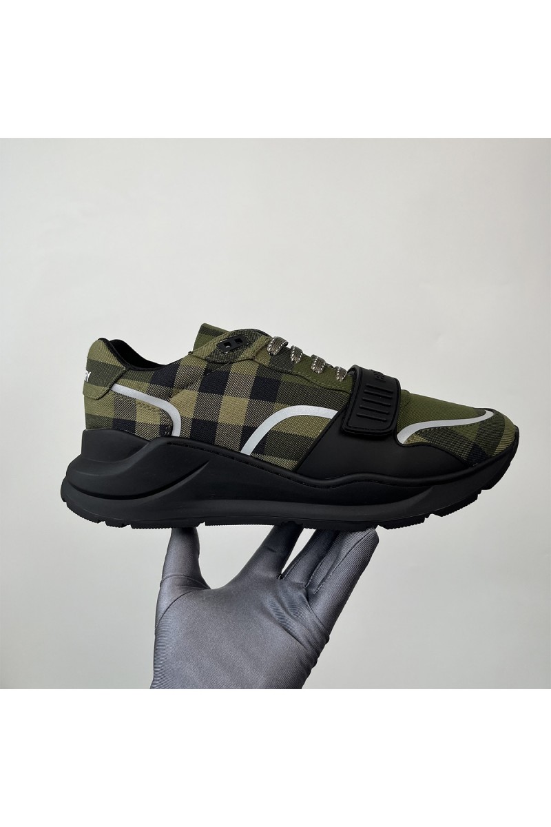 Burberry, Men's Sneaker, Green