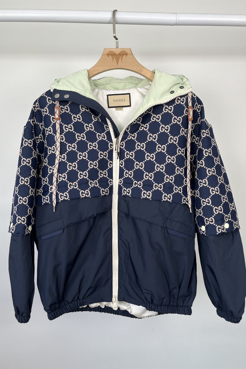 Gucci, Men's Jacket, Navy