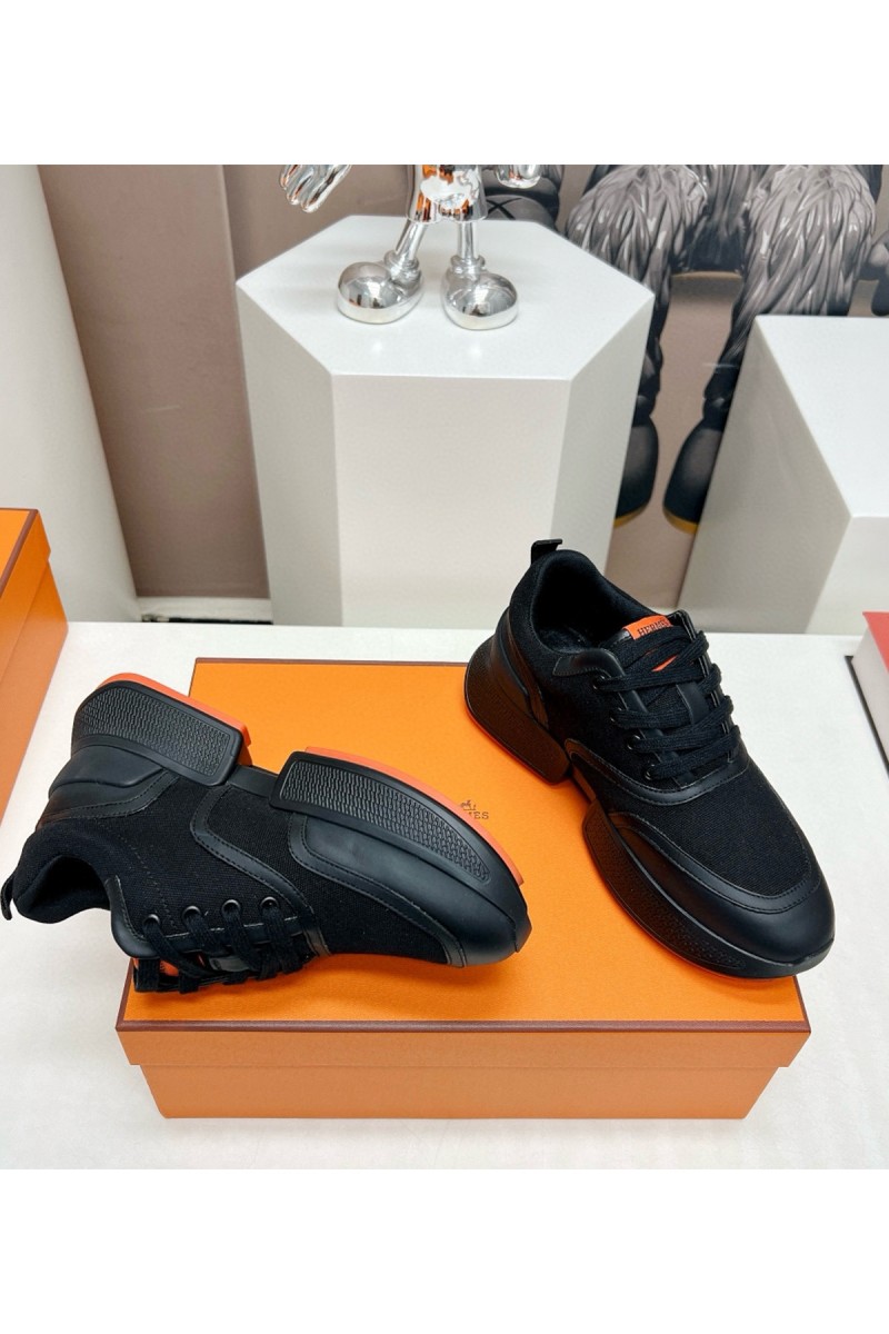 Hermes, Women's Sneaker, Black