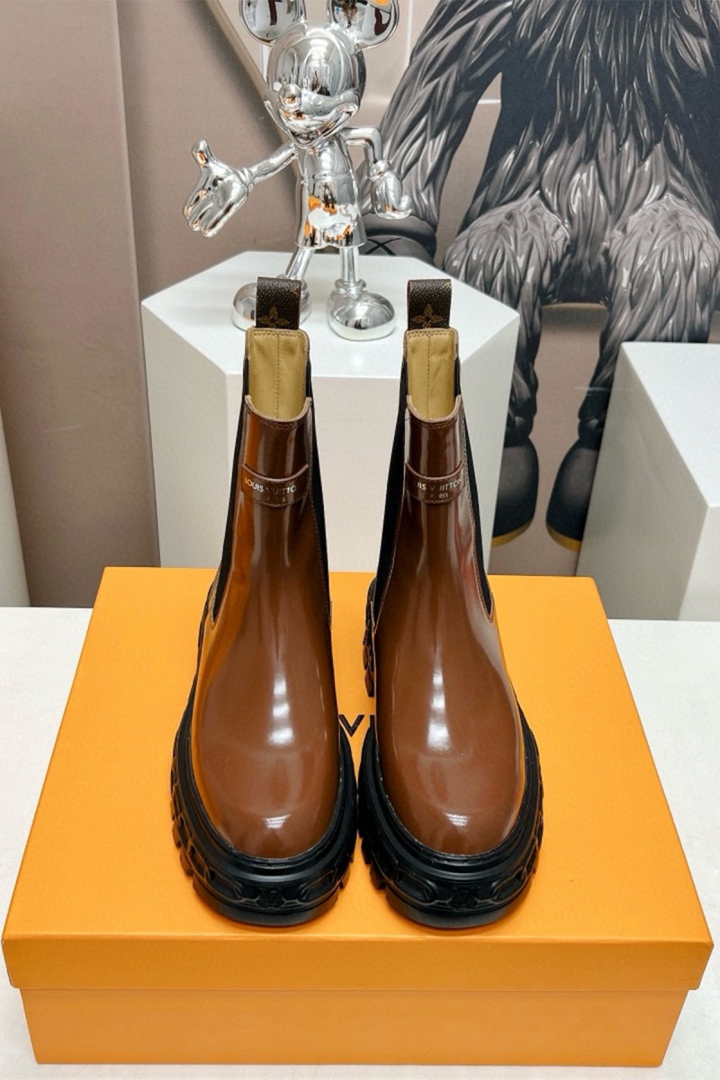 Louis Vuitton, Women's Boot, Brown