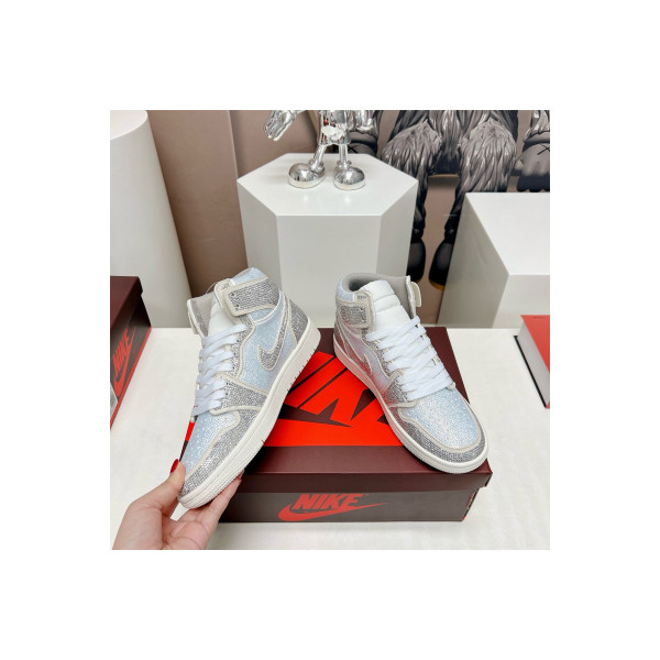 Nike, Air Jordan, Women's Sneaker, Shiny Creme