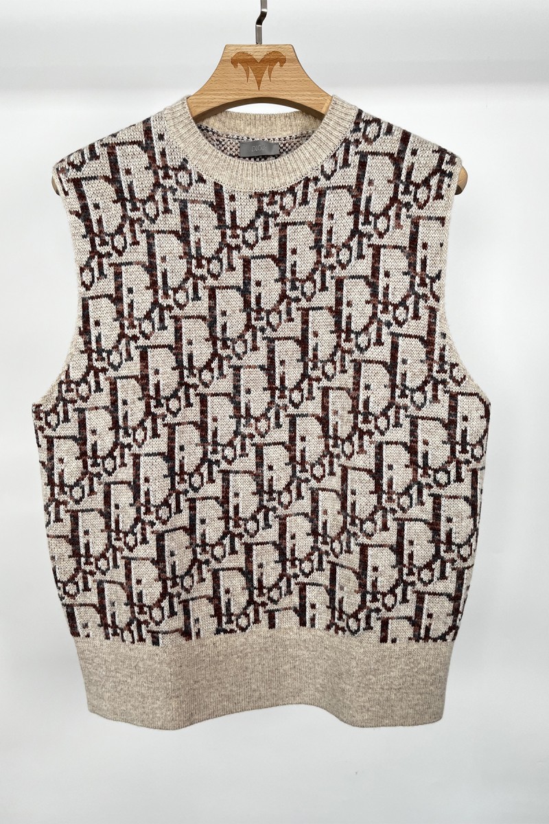 Christian Dior, Men's Sweater, Brown