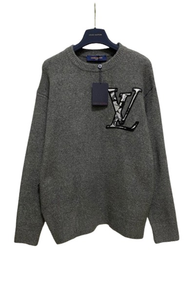 Louis Vuitton, Men's Pullover, Grey