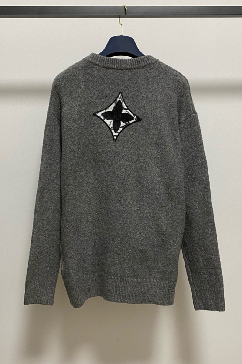 Louis Vuitton, Men's Pullover, Grey