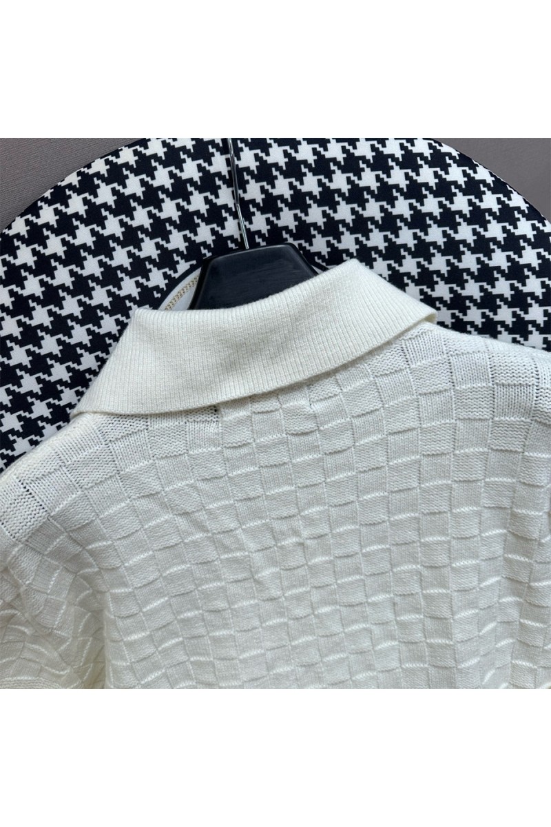Louis Vuitton, Men's Pullover, White